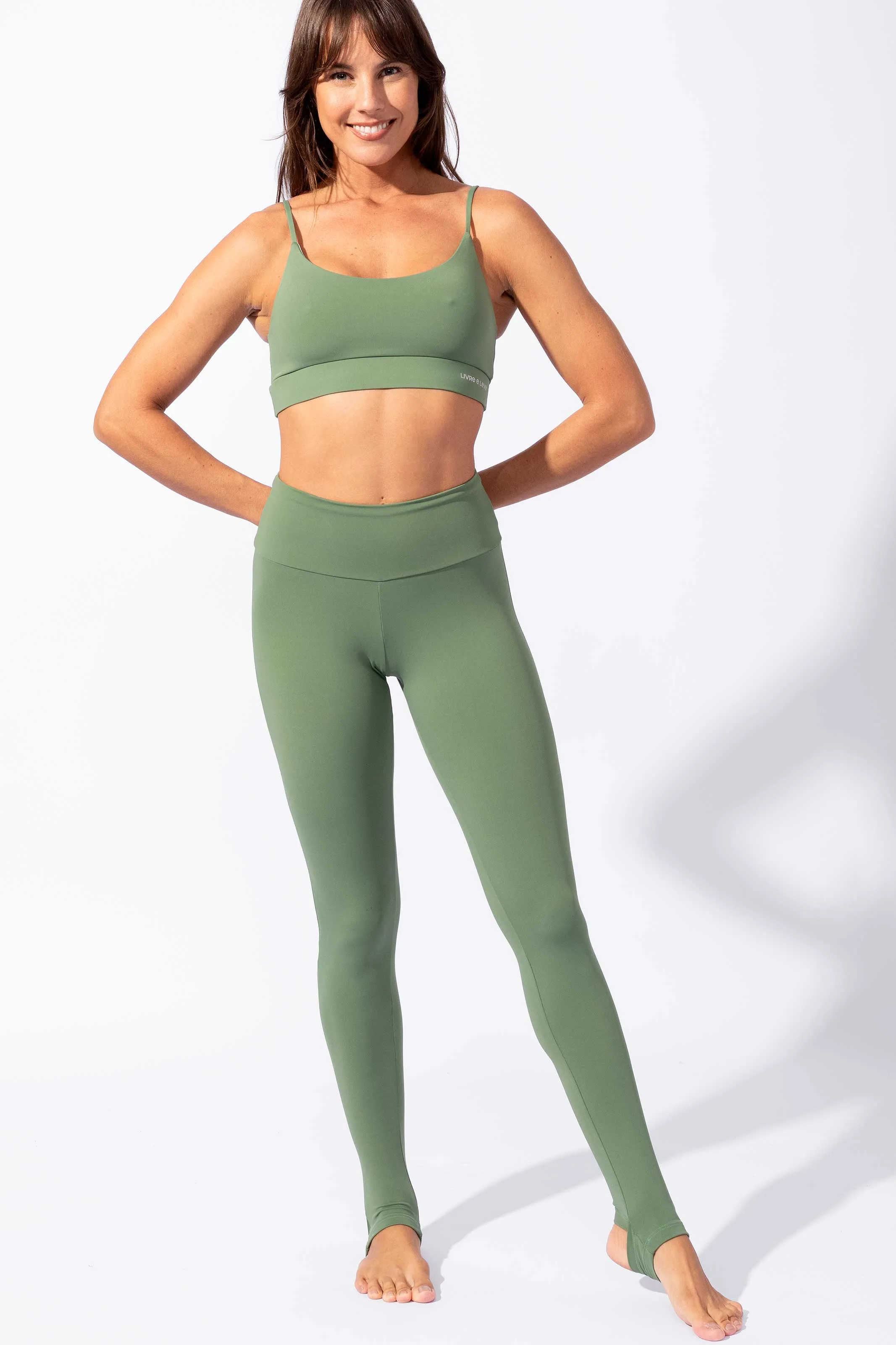 Legging Modeladora com Pezinho Verde