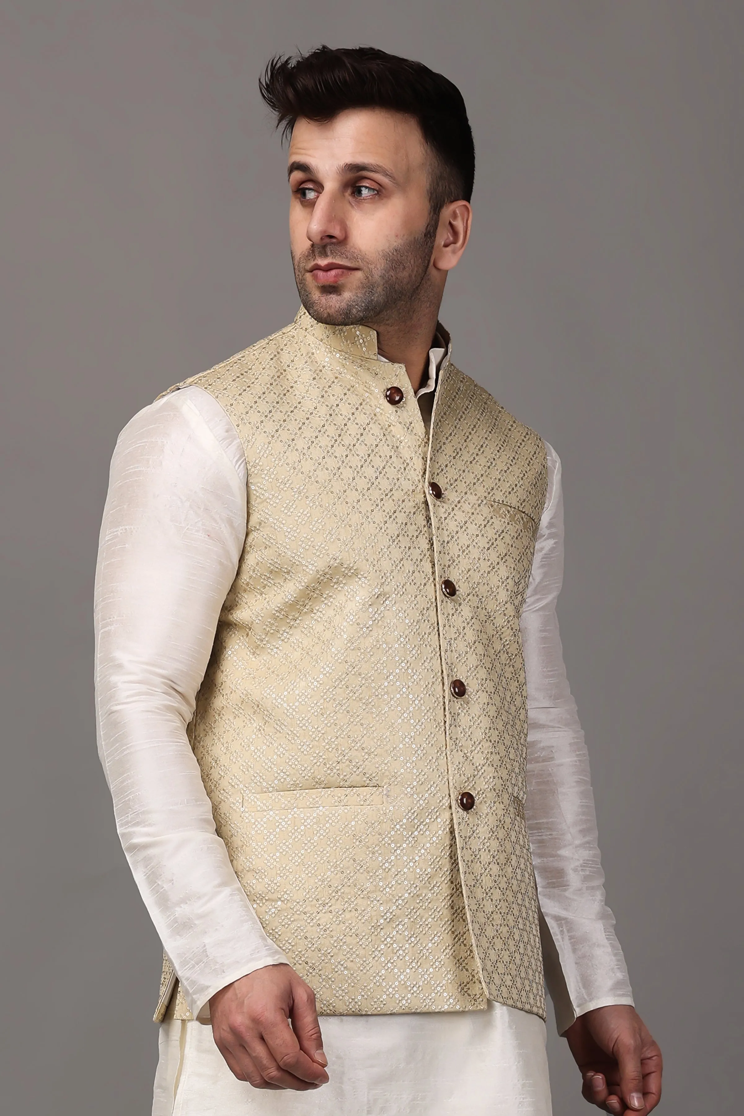 Lemony Glimmer Kurta Vasket Set