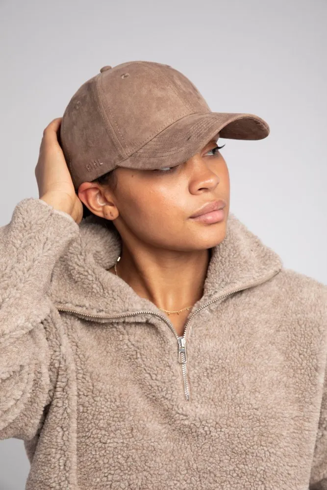 Lily Cap Suede Taupe