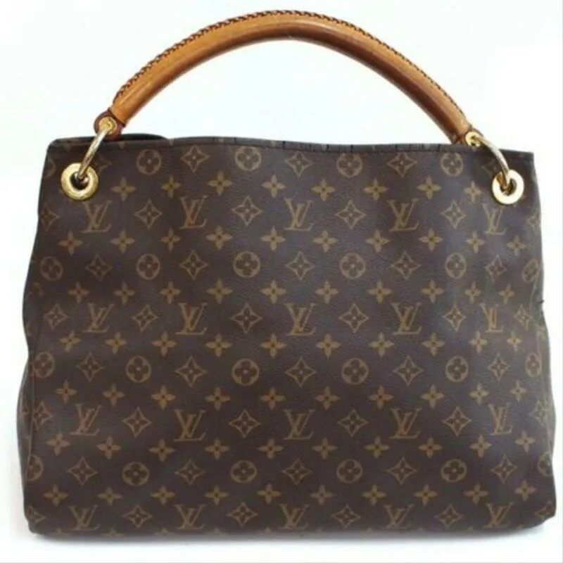 Louis Vuitton Artsy Mm Brown Monogram Canvas Hobo Bag