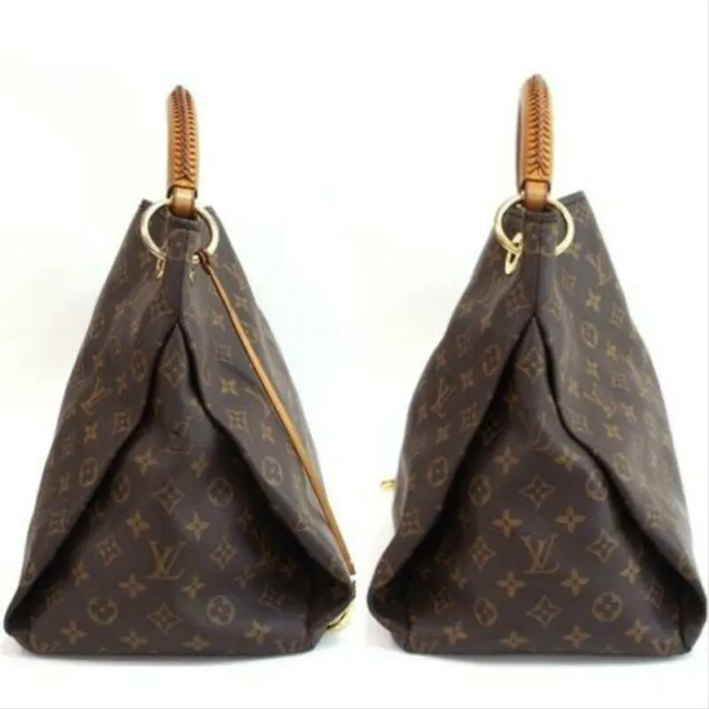 Louis Vuitton Artsy Mm Brown Monogram Canvas Hobo Bag