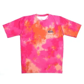 Lycra Quiksilver Tie Dye Boys Rosa Batik