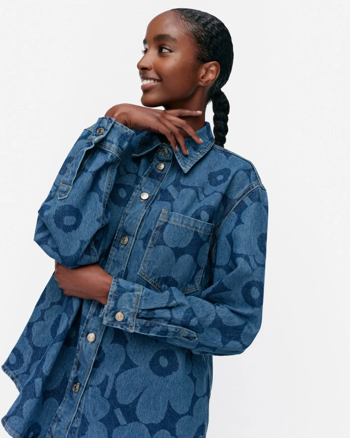 maridenim vaihe jean shirt unikko