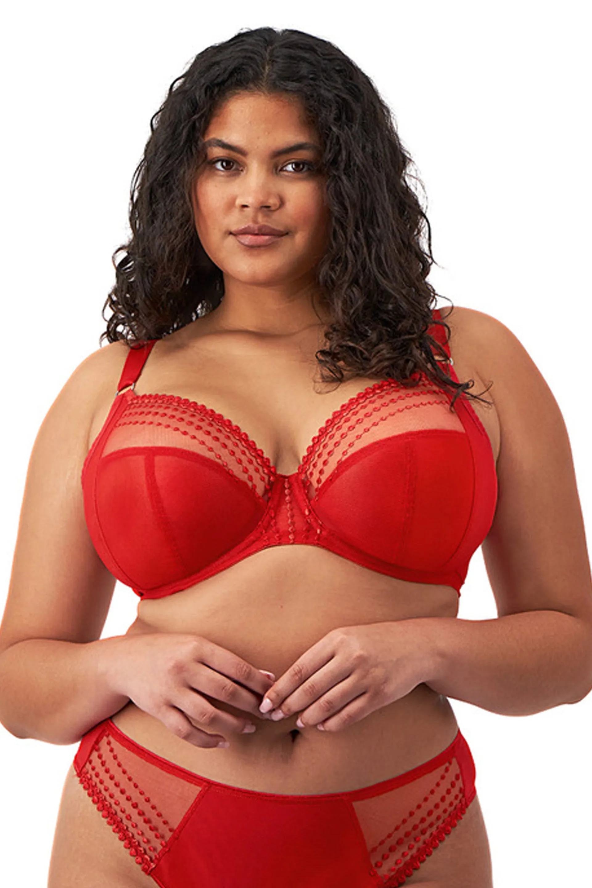 Matilda Plunge Bra Haute Red