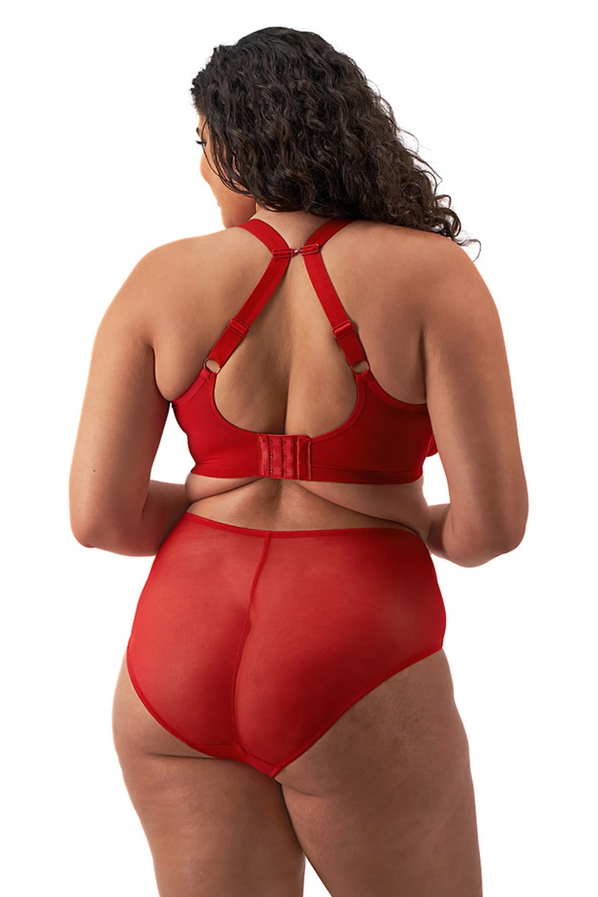 Matilda Plunge Bra Haute Red