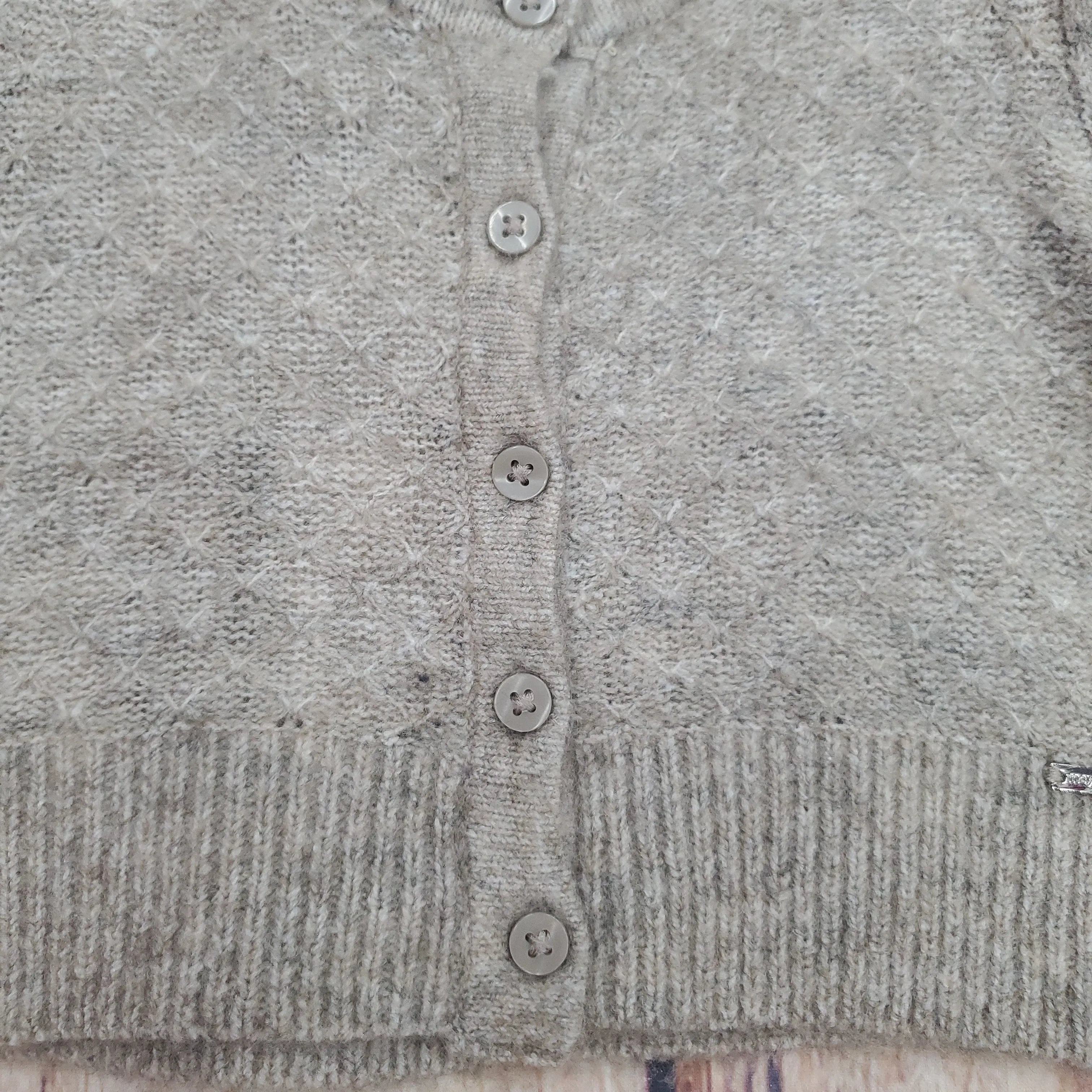 Mayoral Walnut Tan Knit Cardigan