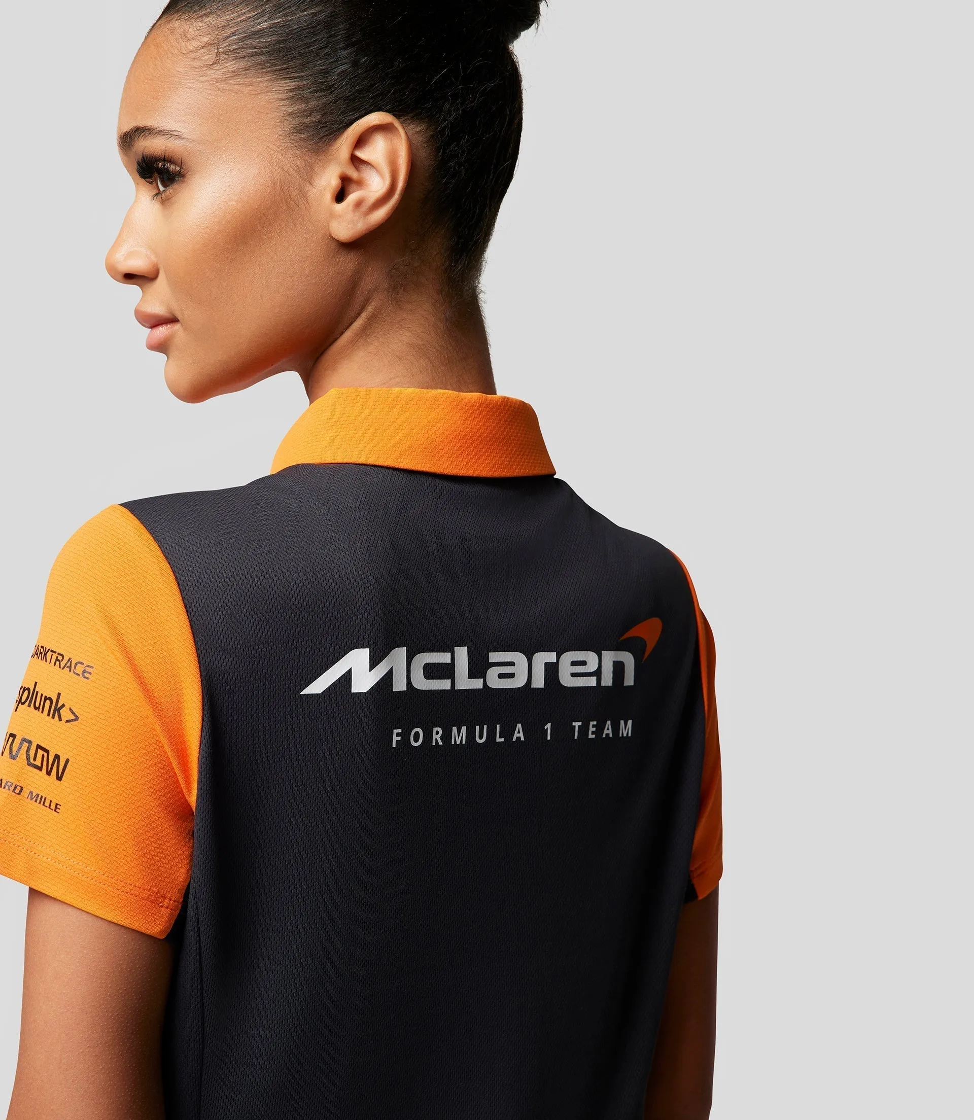 MCLAREN DAMES  POLO SHIRT - PAPAYA ORANJE