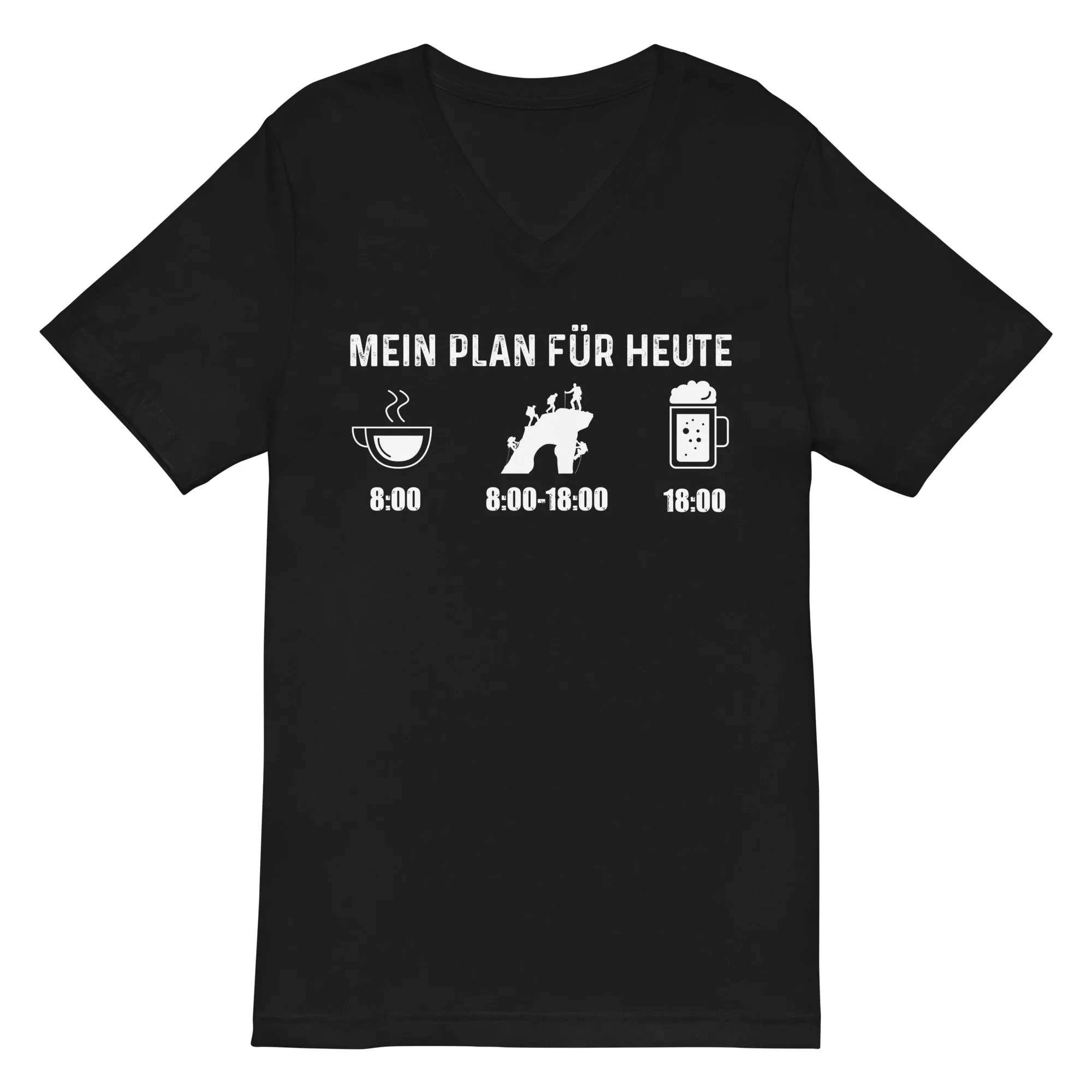 Mein Plan Für Heute - Herren V-Neck Shirt