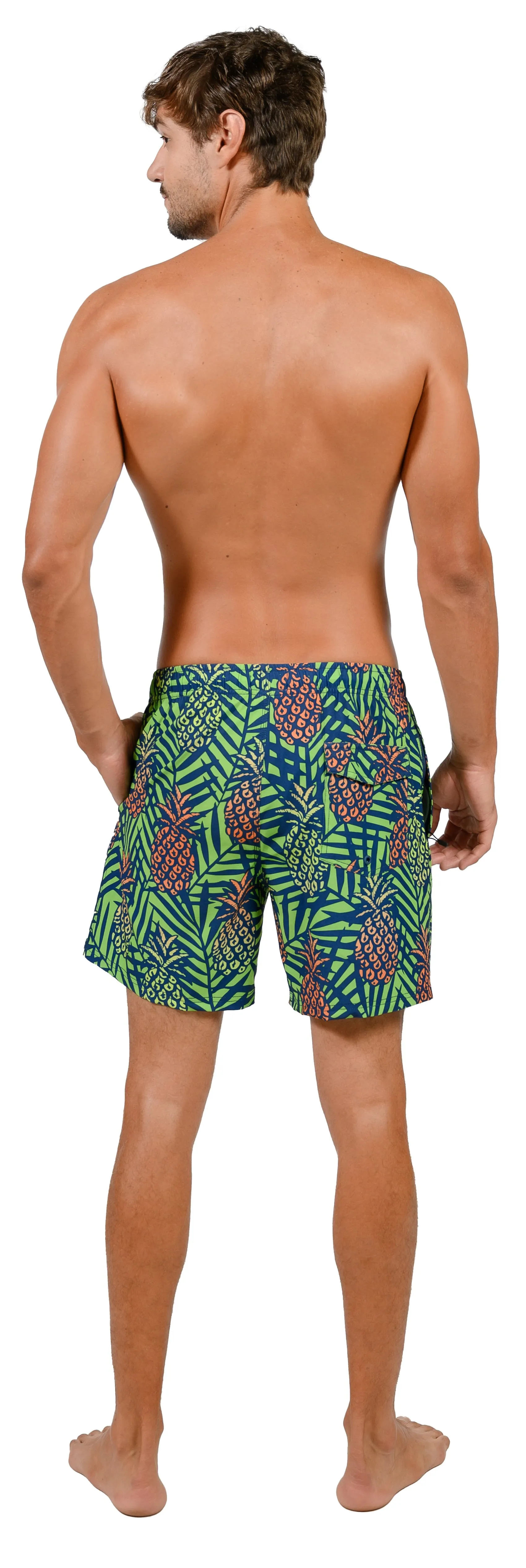 Men's 4-way stretch shorts with full boxer lining inside