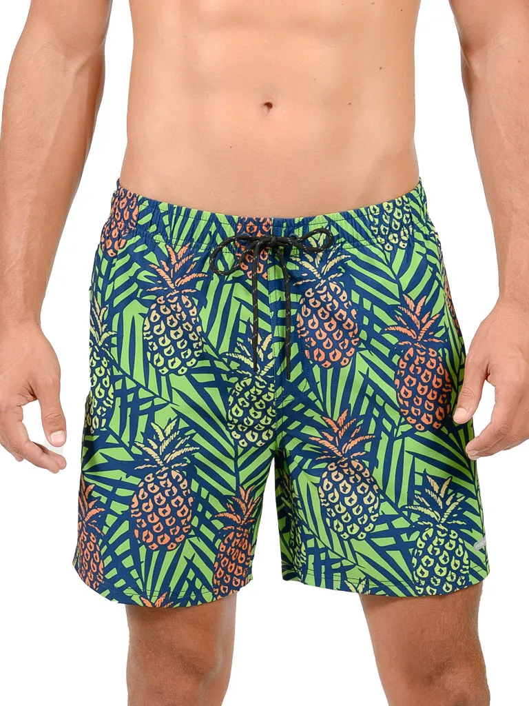 Men's 4-way stretch shorts with full boxer lining inside