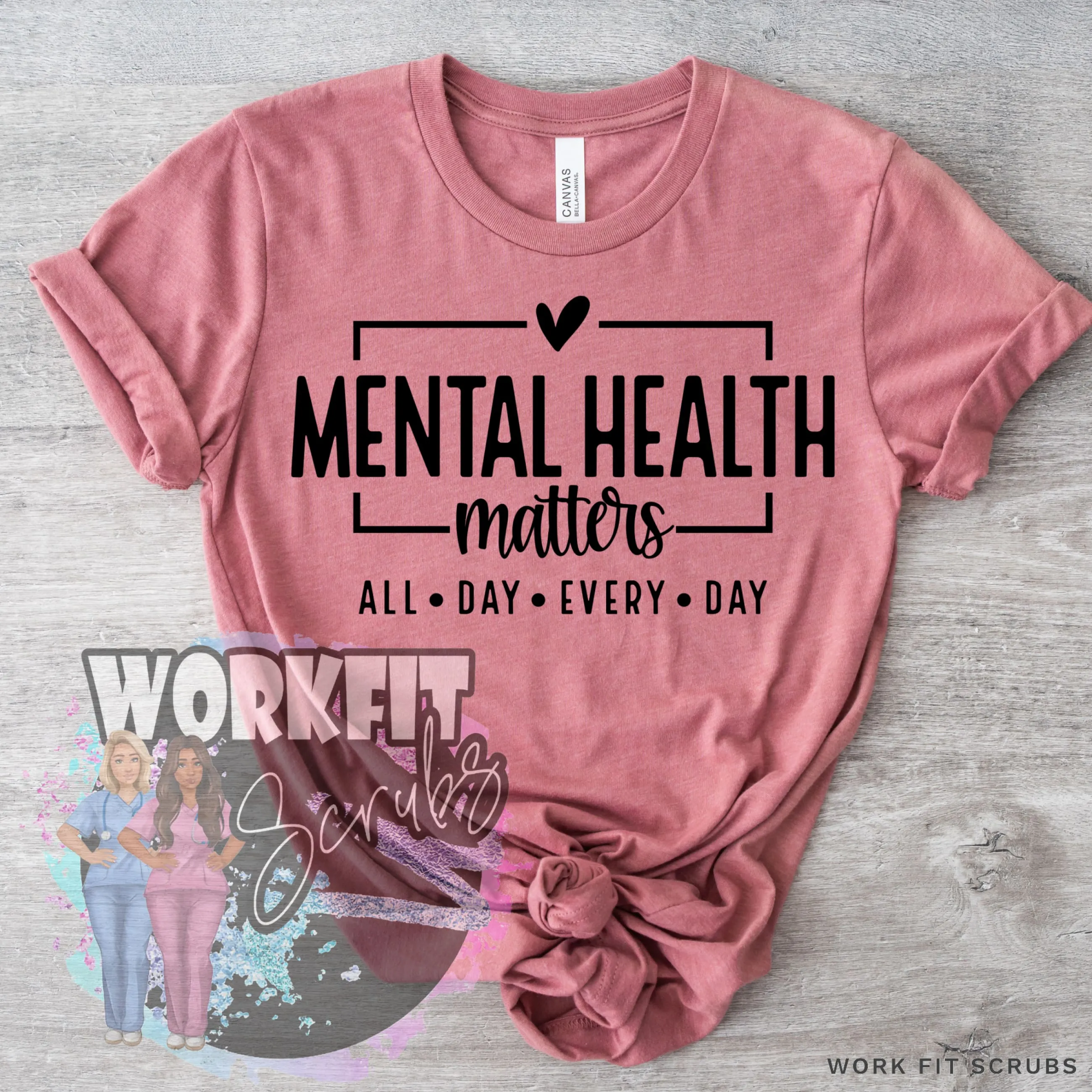 Mental Health Matters Logo Tees