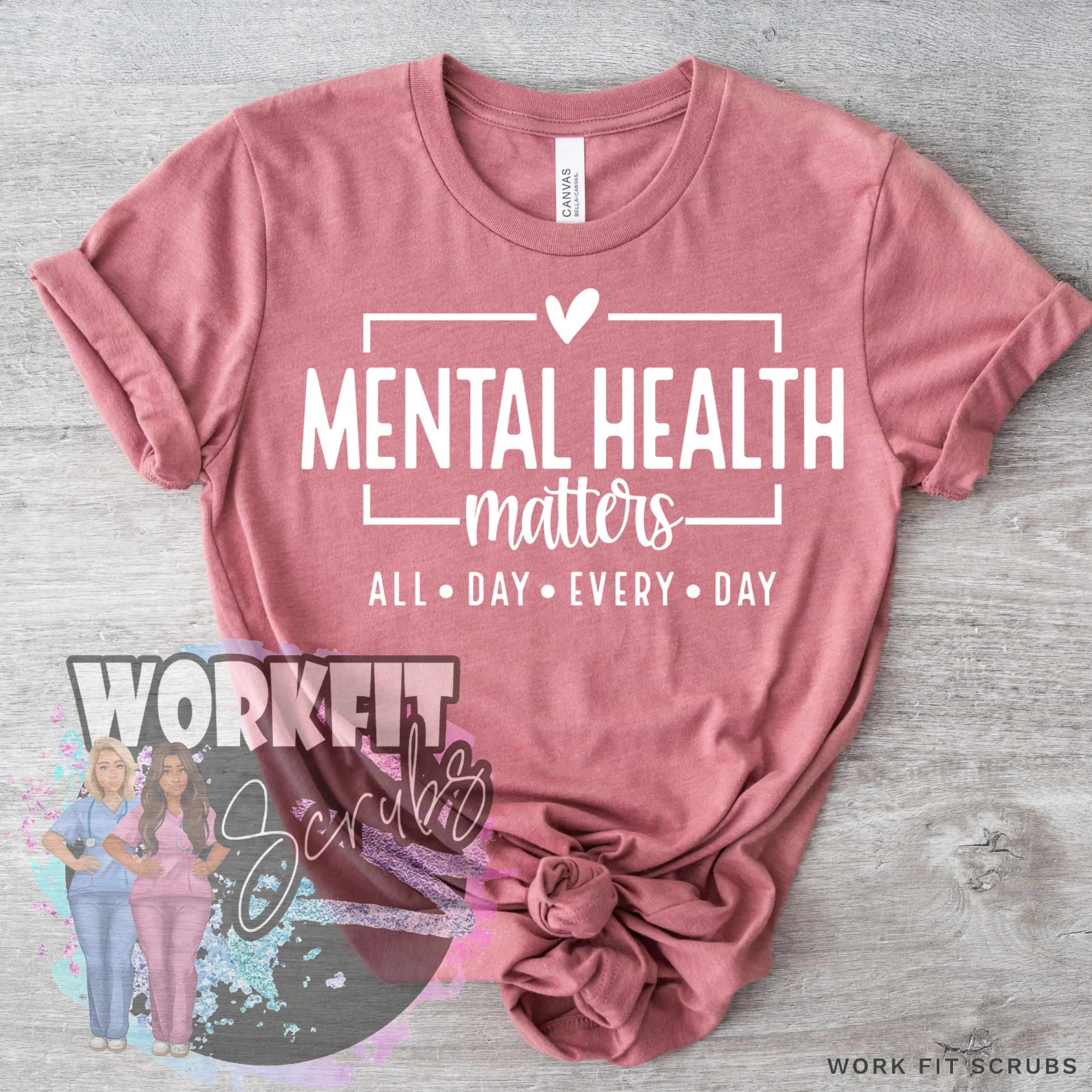 Mental Health Matters Logo Tees