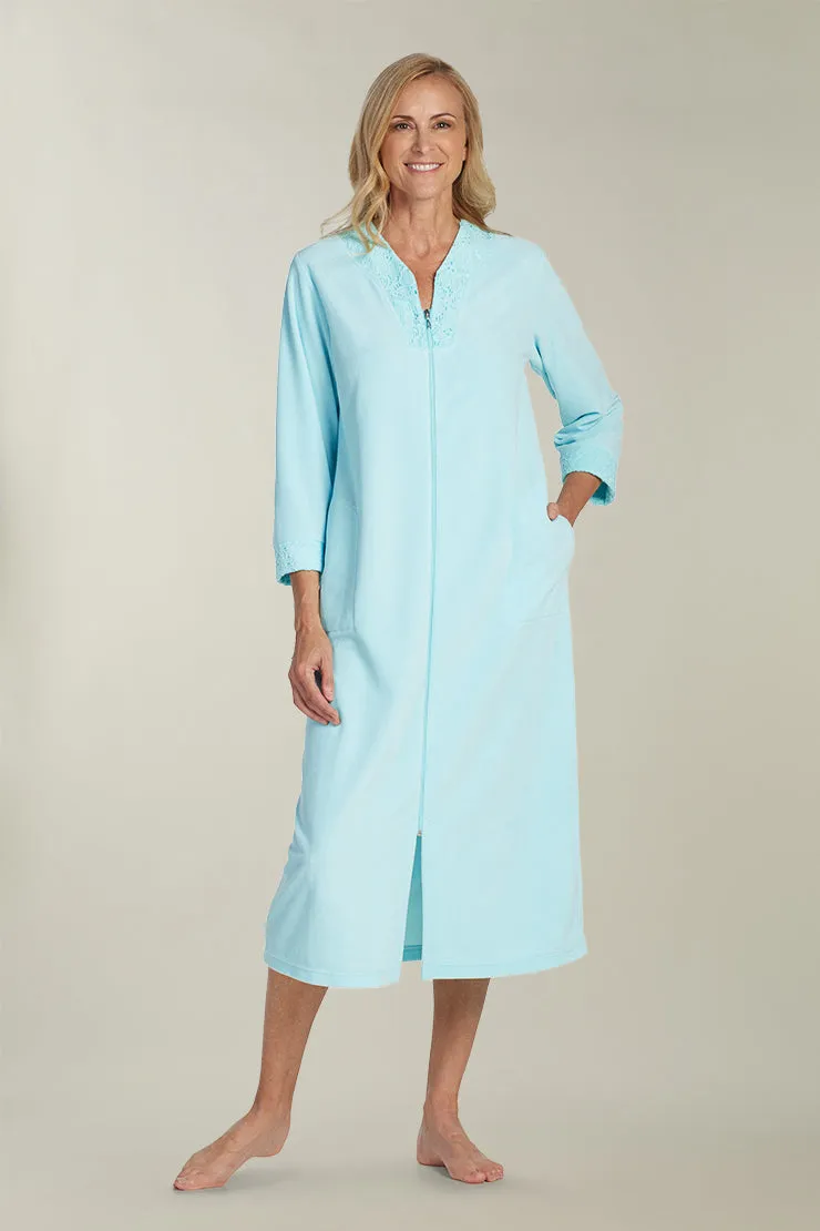 Micro Terry Long Robe | Clearance only