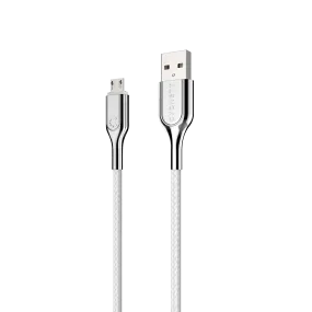 Micro USB to USB-A Cable - White 1m