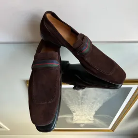 Mocassim Gucci Camurça Café