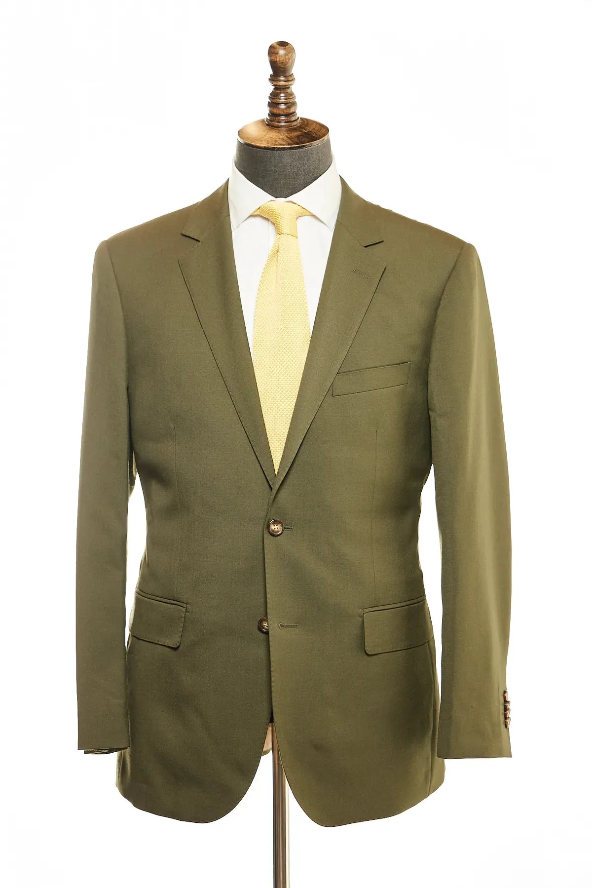 Modern Fit Army Green Sport Jacket B-643