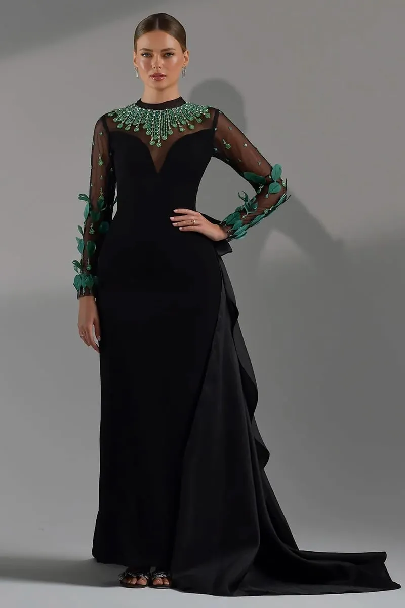 Monique Evening Noire Maxi Dress