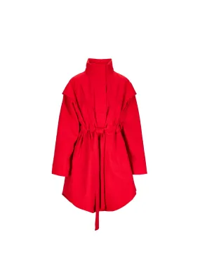 Monsun Coat - Berry Red