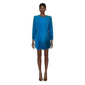 MONTANA Blue Skirt Suit | Size 42