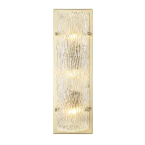 Morgan 376W03SB 3-Light Wall Sconce - Satin Brass