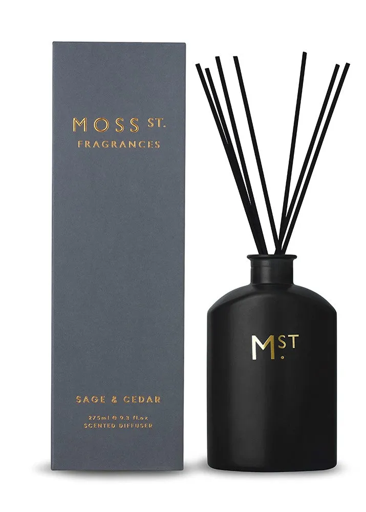 Moss St Diffuser - Sage & Cedar