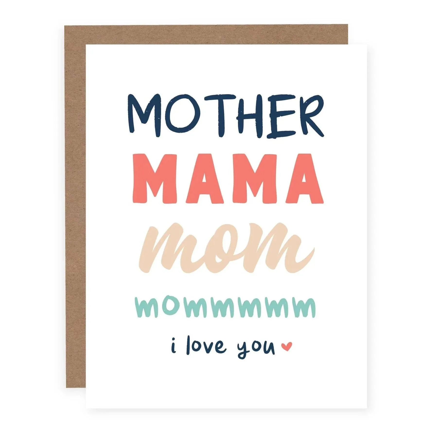 Mother Mama Mom Greeting Card