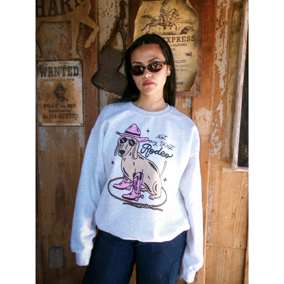 not my first rodeo unisex crew sweatshirt