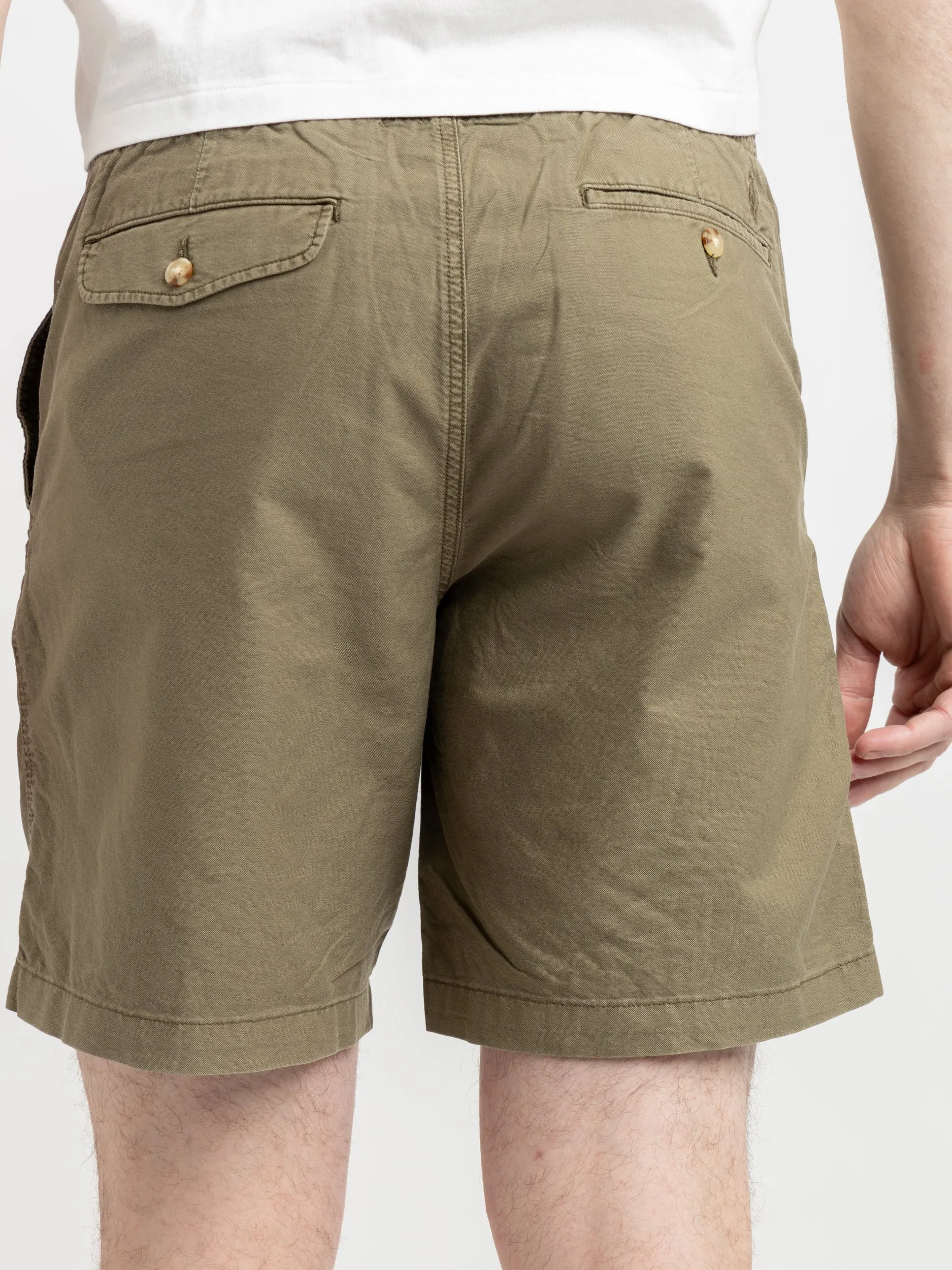 Olive 8-Inch Polo Prepster Oxford Short