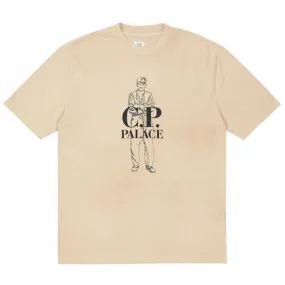 PALACE - C.P. Company Logo T-Shirt "Stone"