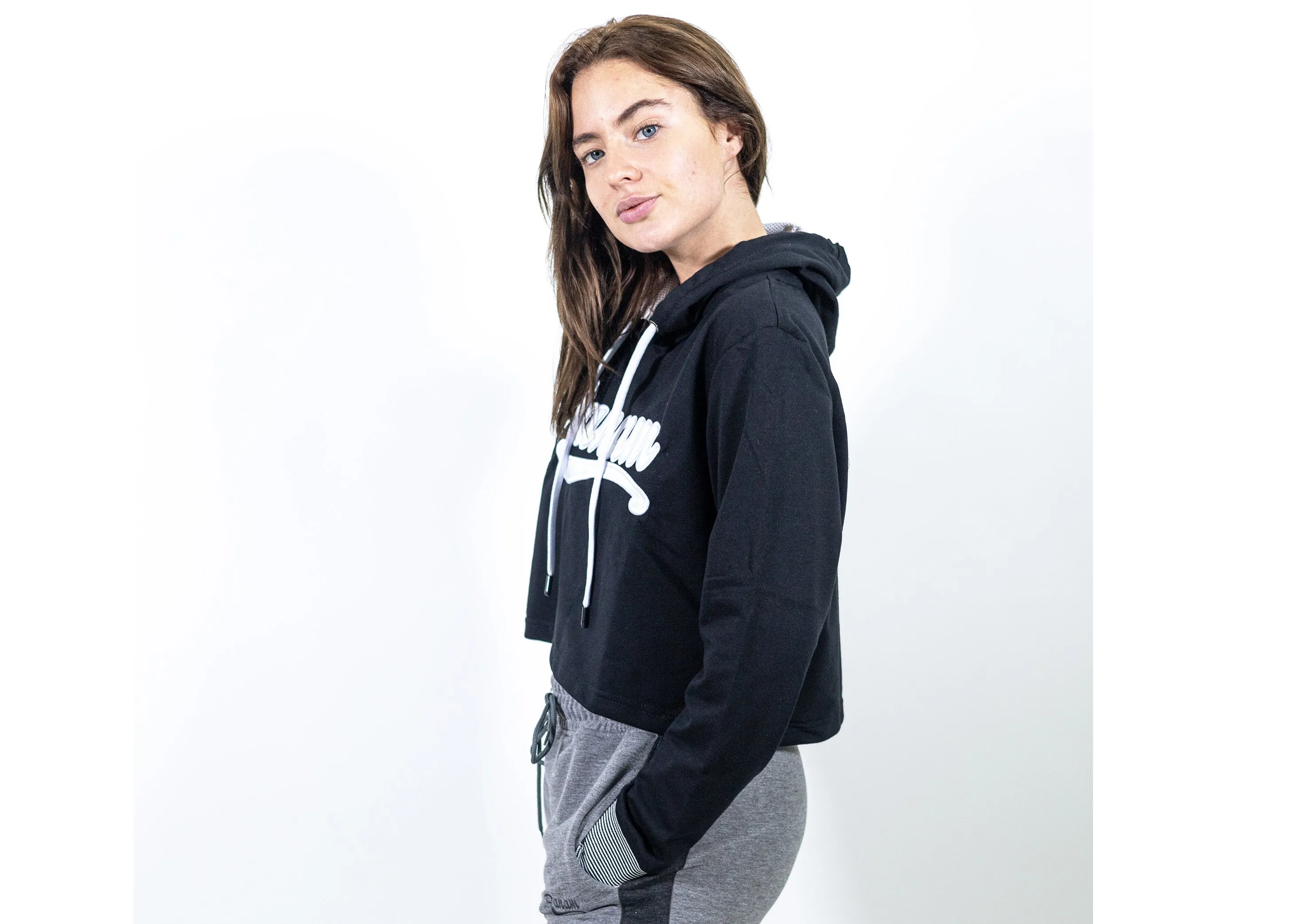 PANAM Sudadera Crop Negro