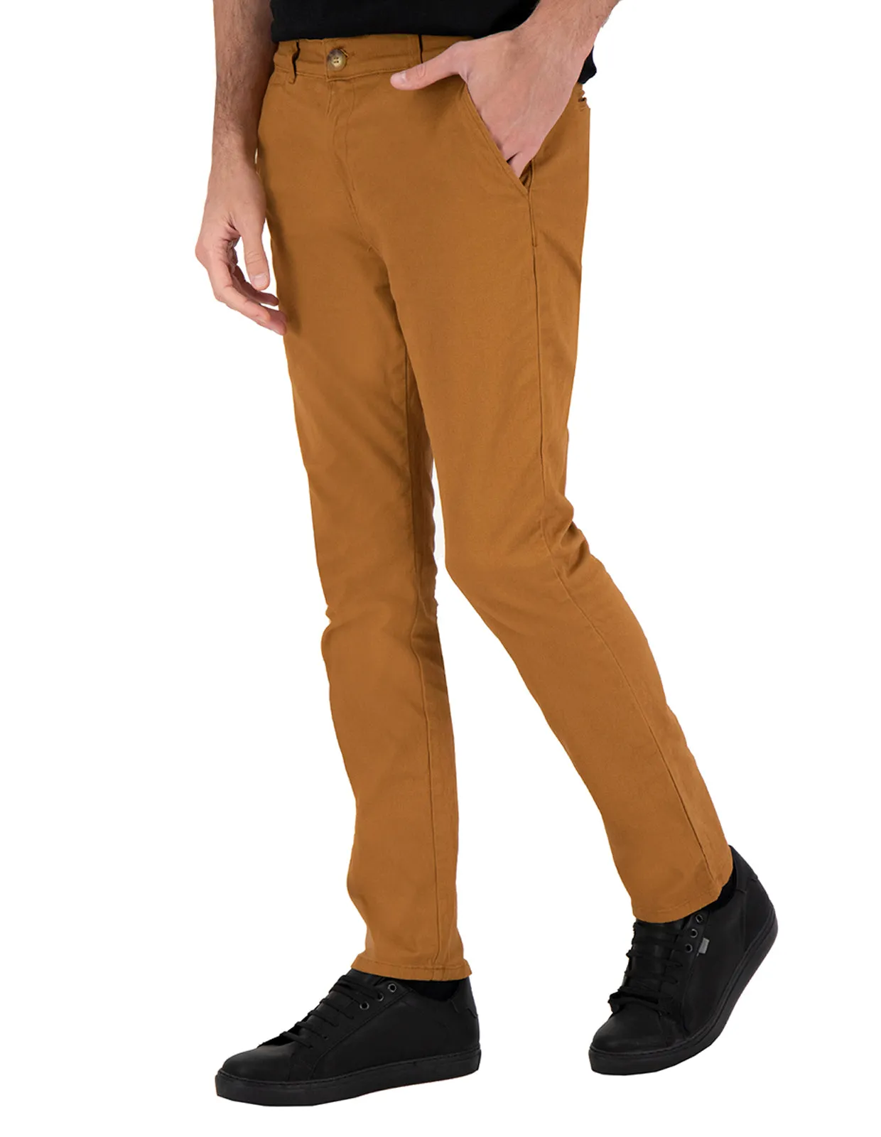 Pantalón Chino de Gabardina - Caqui Alfa