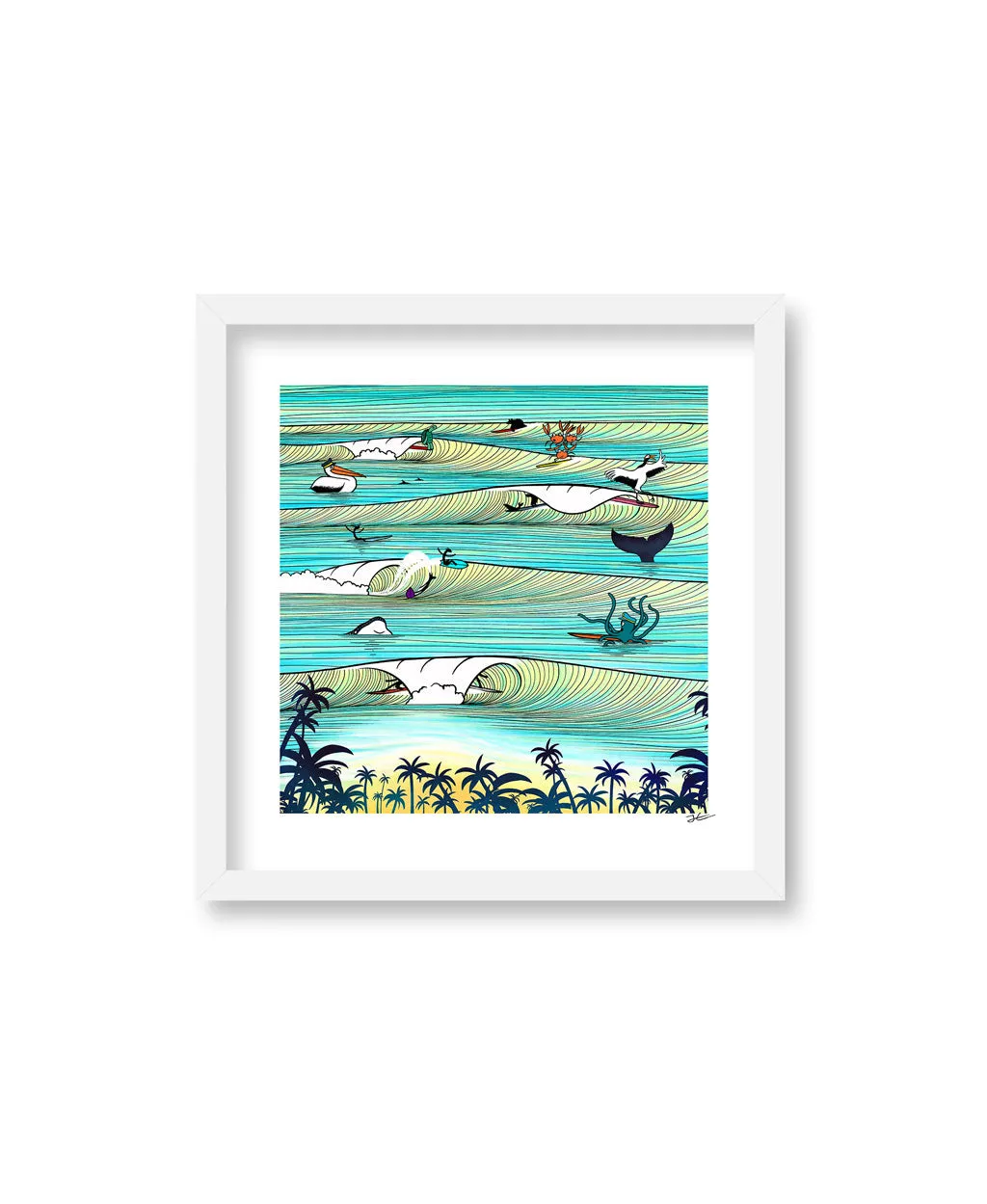 Party Wave - Print/ Framed Print