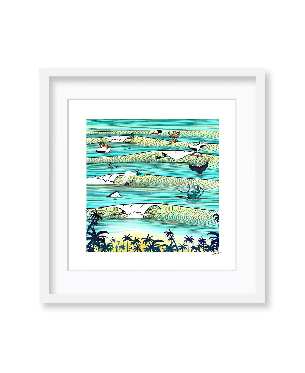 Party Wave - Print/ Framed Print