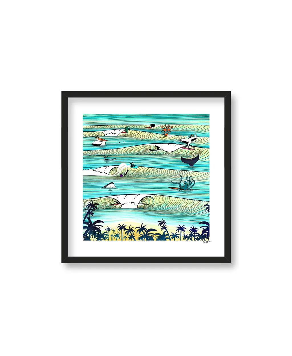 Party Wave - Print/ Framed Print