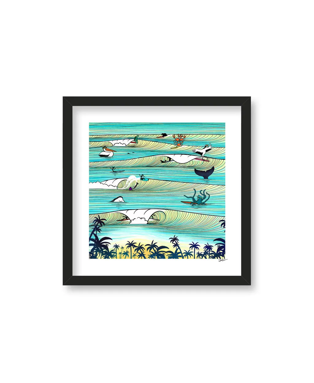 Party Wave - Print/ Framed Print