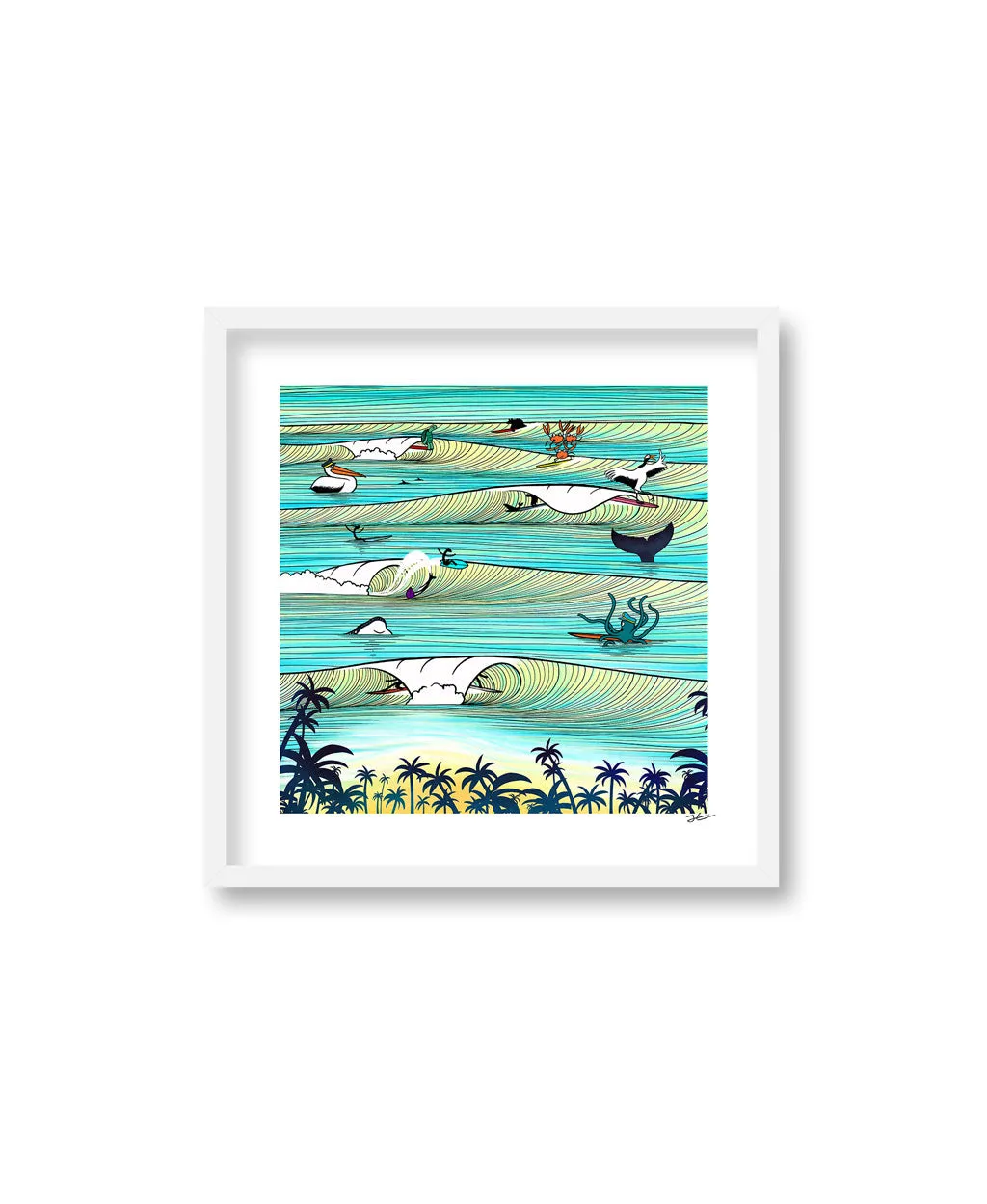 Party Wave - Print/ Framed Print