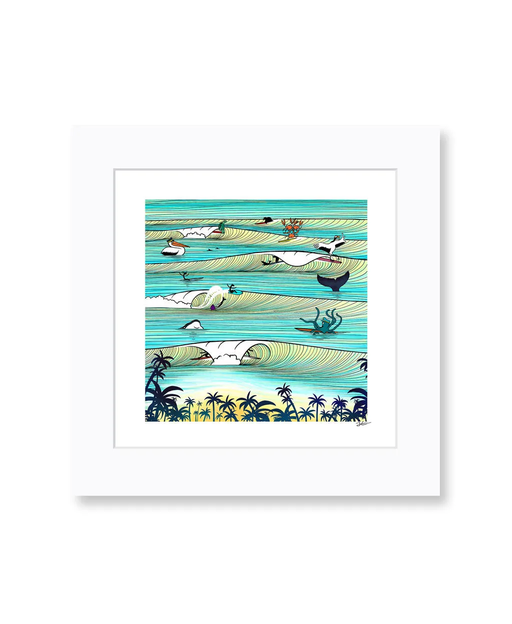 Party Wave - Print/ Framed Print