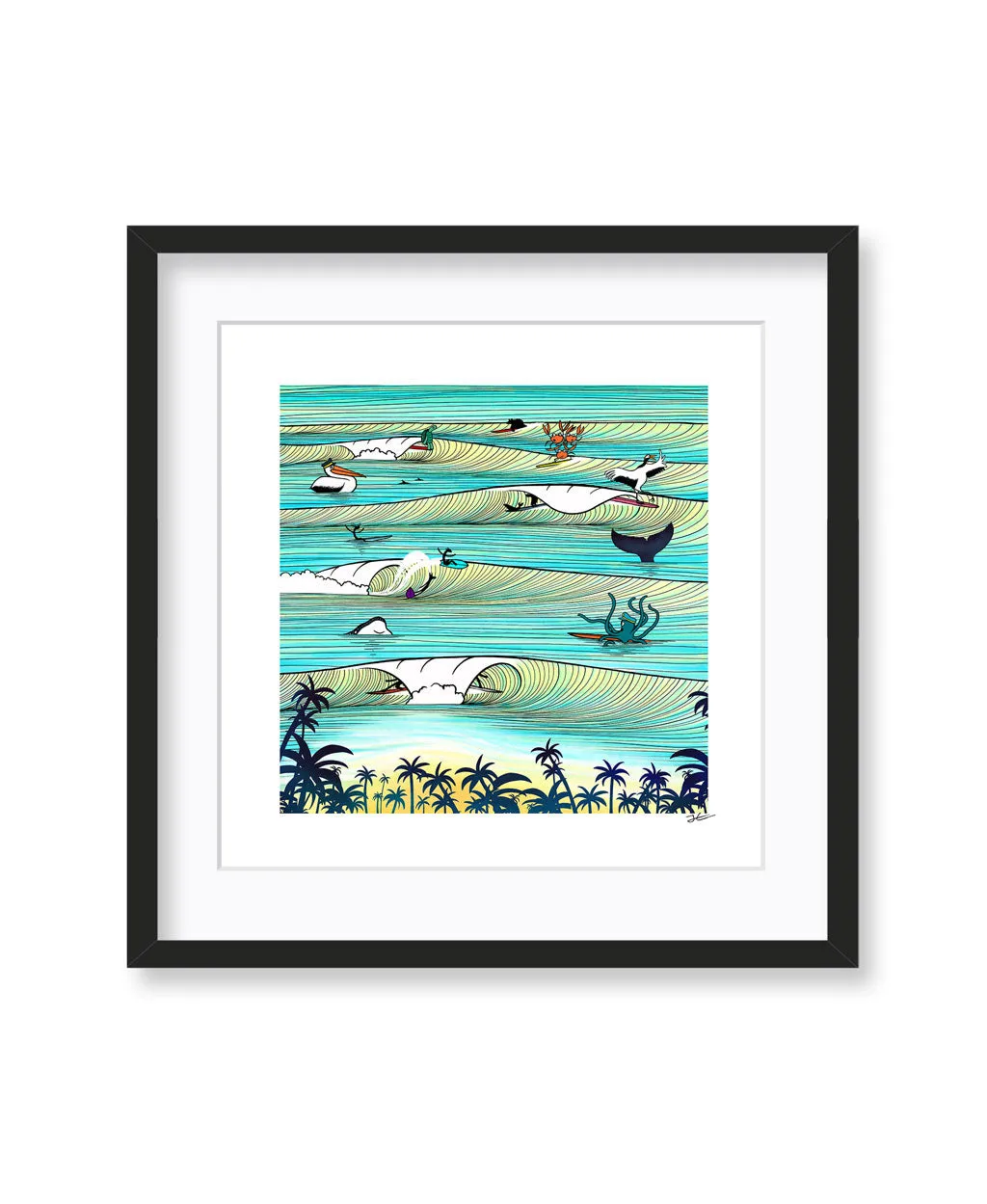 Party Wave - Print/ Framed Print