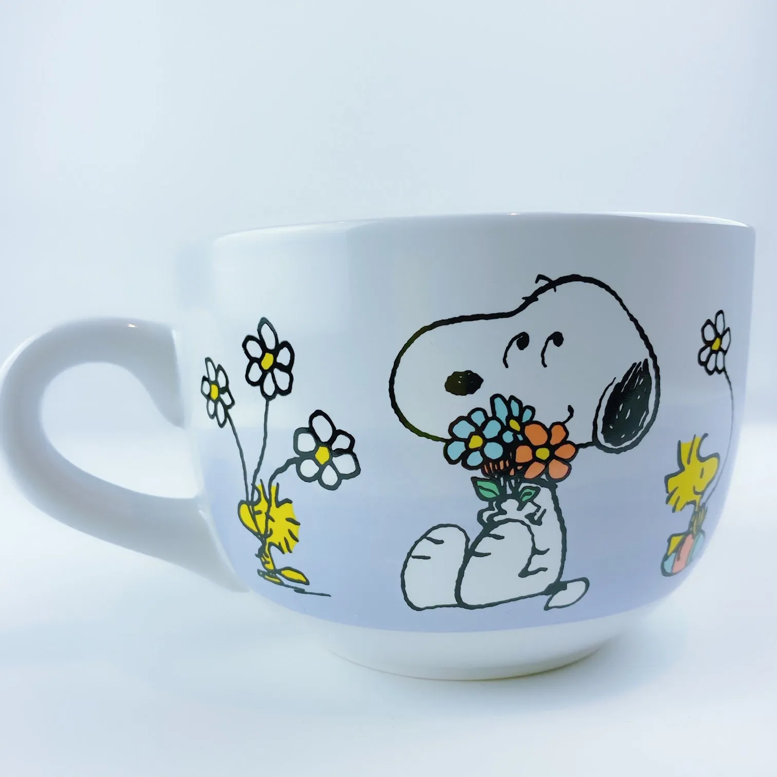 Peanuts Snoopy & Woodstock Happy Easter Ceramic Big Coffee Mug Cup 24 oz - 2 Colors