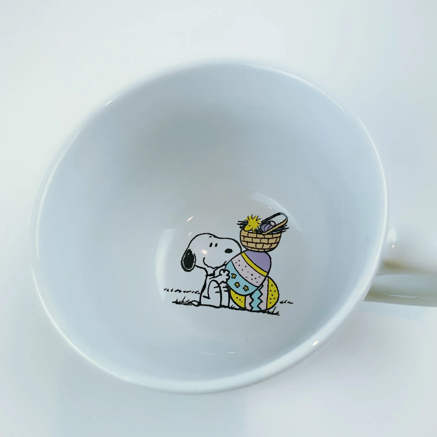 Peanuts Snoopy & Woodstock Happy Easter Ceramic Big Coffee Mug Cup 24 oz - 2 Colors