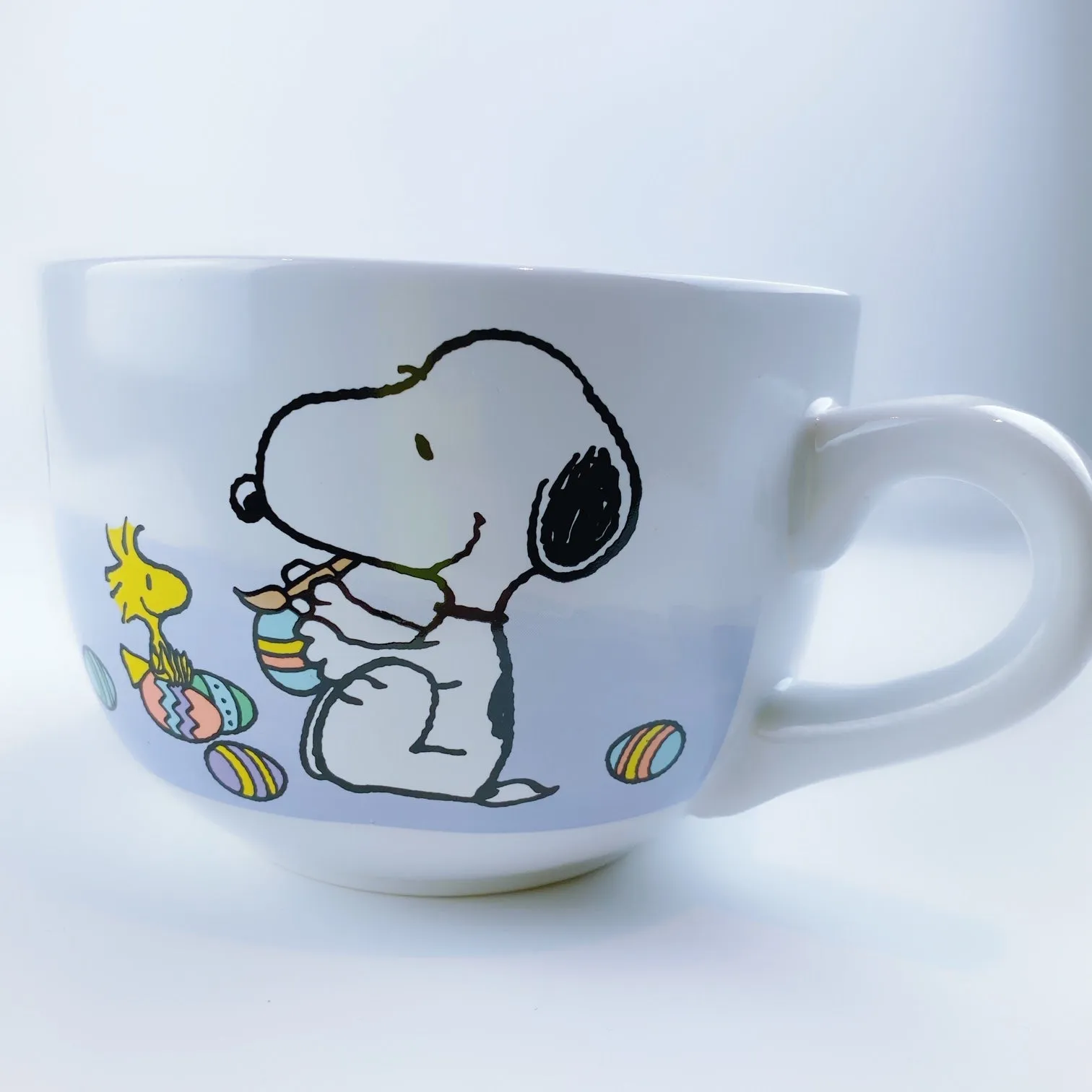 Peanuts Snoopy & Woodstock Happy Easter Ceramic Big Coffee Mug Cup 24 oz - 2 Colors