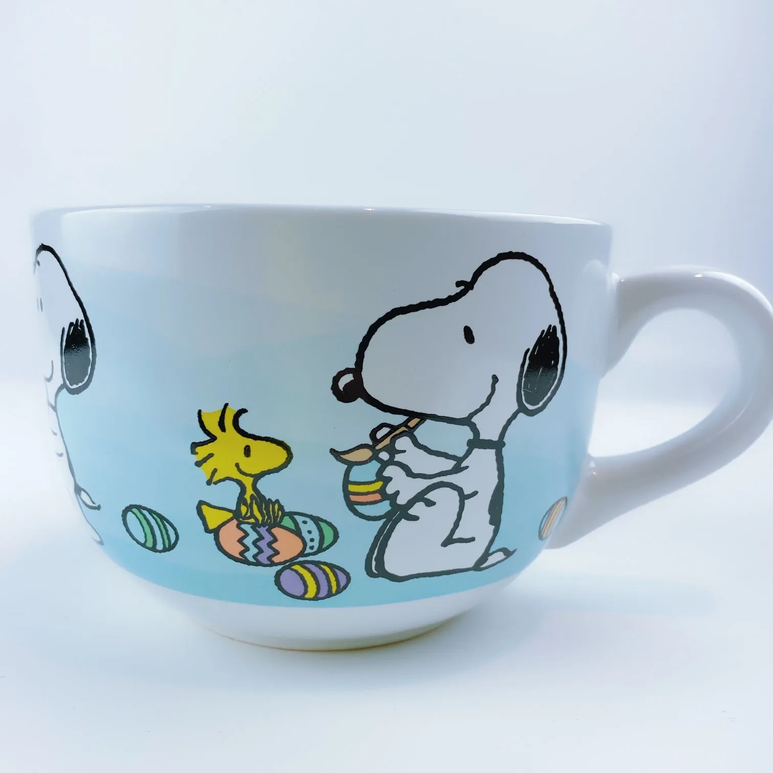 Peanuts Snoopy & Woodstock Happy Easter Ceramic Big Coffee Mug Cup 24 oz - 2 Colors