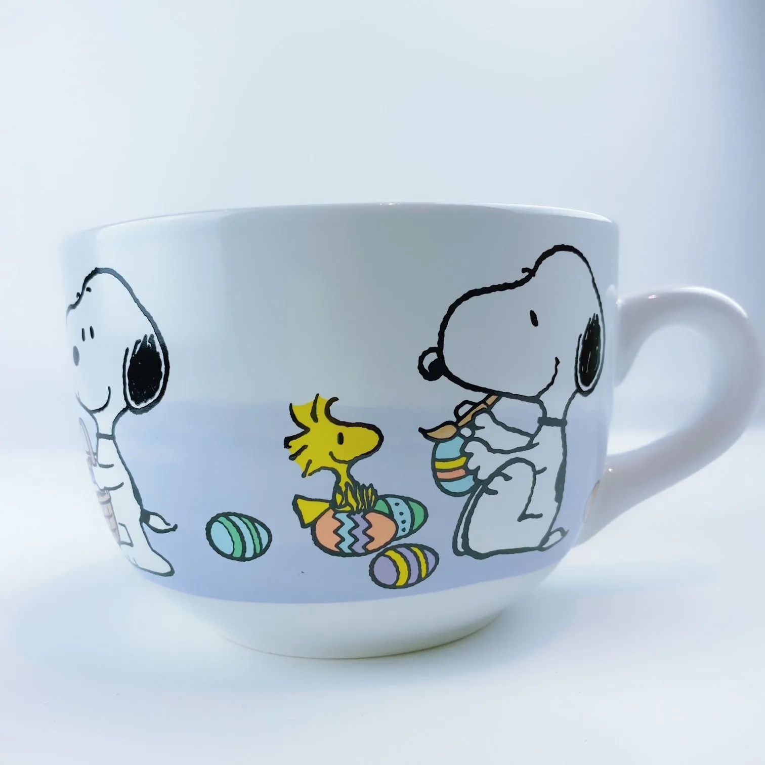 Peanuts Snoopy & Woodstock Happy Easter Ceramic Big Coffee Mug Cup 24 oz - 2 Colors