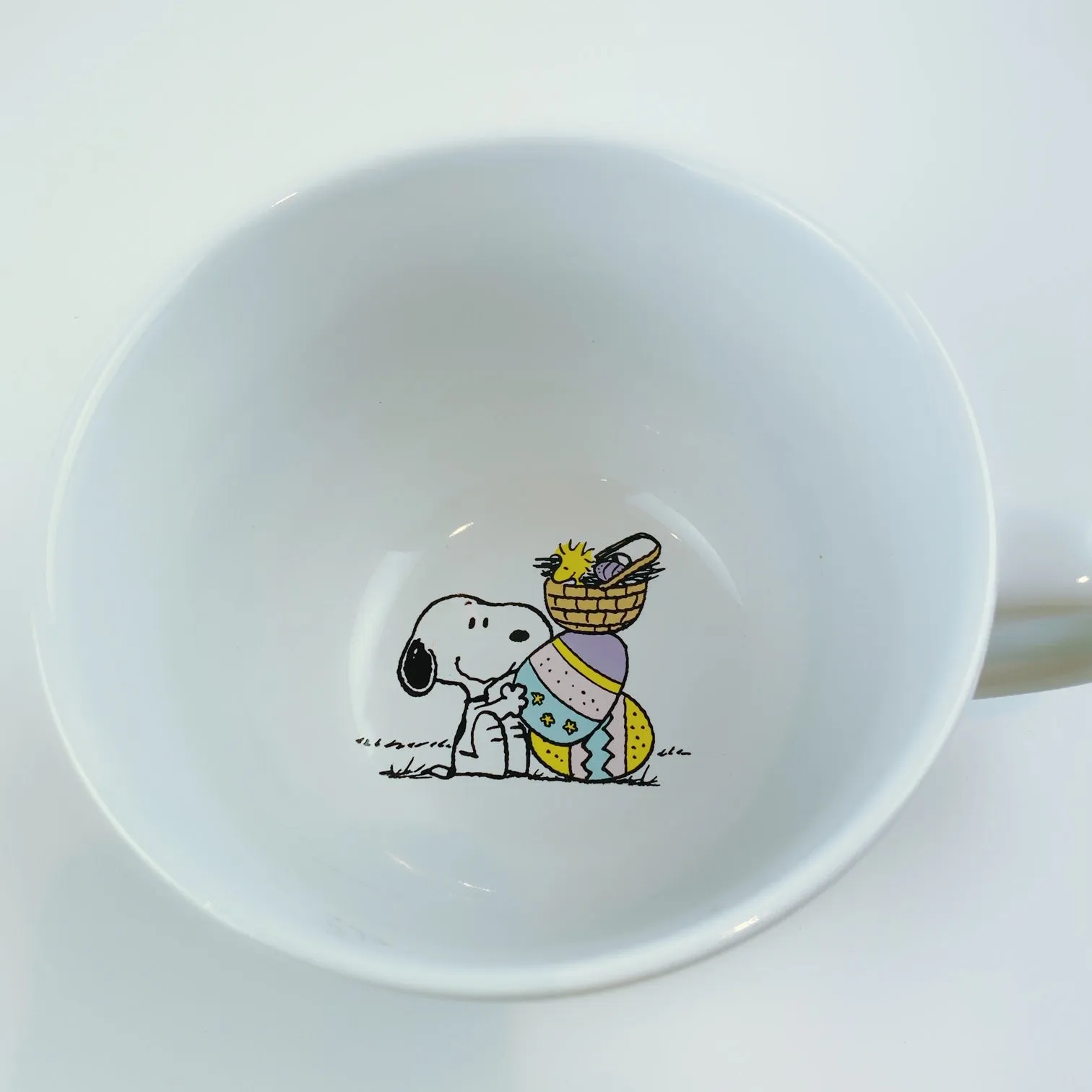 Peanuts Snoopy & Woodstock Happy Easter Ceramic Big Coffee Mug Cup 24 oz - 2 Colors