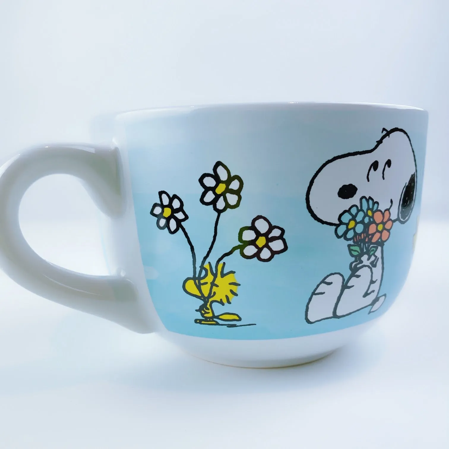 Peanuts Snoopy & Woodstock Happy Easter Ceramic Big Coffee Mug Cup 24 oz - 2 Colors