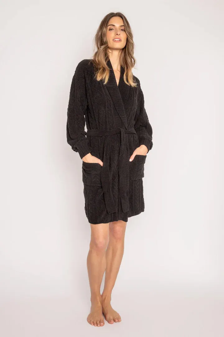 PJ Salvage Cable Knit Robe