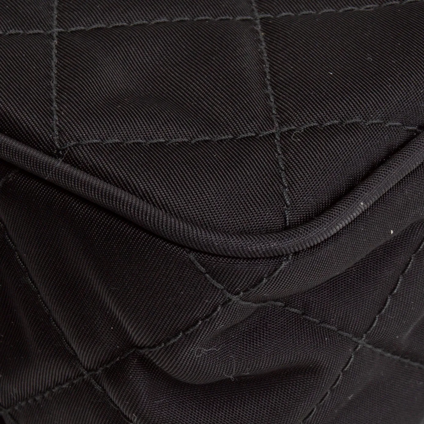 Prada Quilted Nylon Camera Bag- Black