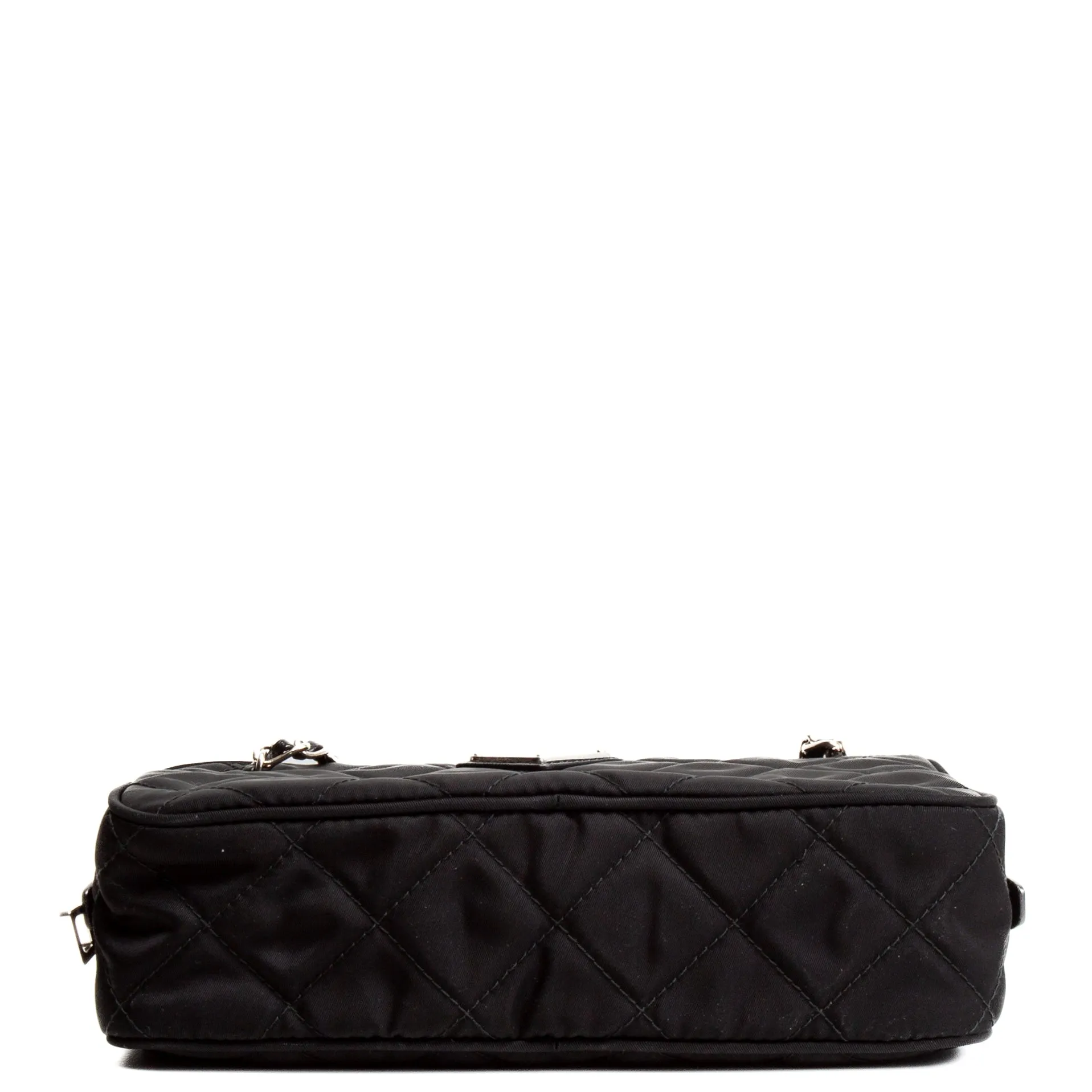 Prada Quilted Nylon Camera Bag- Black