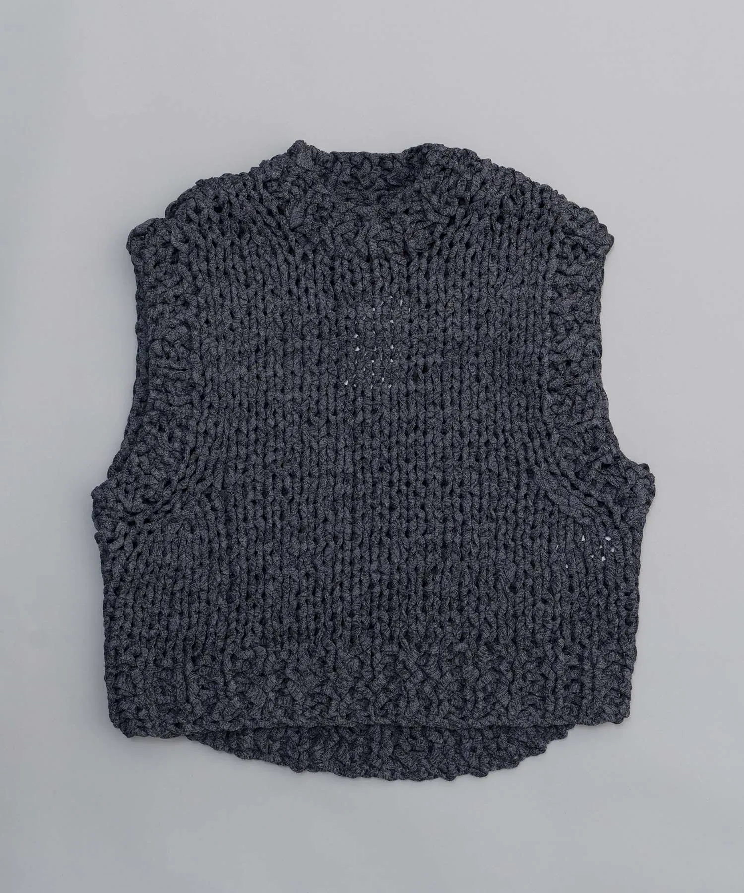 Prime-Over Hand Knit Chain Mail Vest