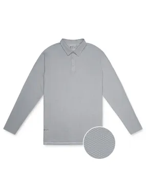 Pulse Long Sleeve Split-Hem Polo